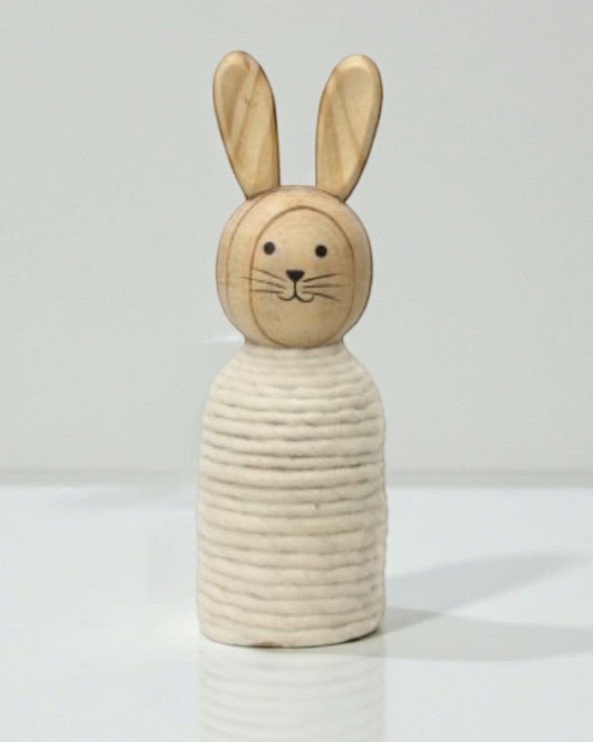 Wooden Rope Bunny Rabbit