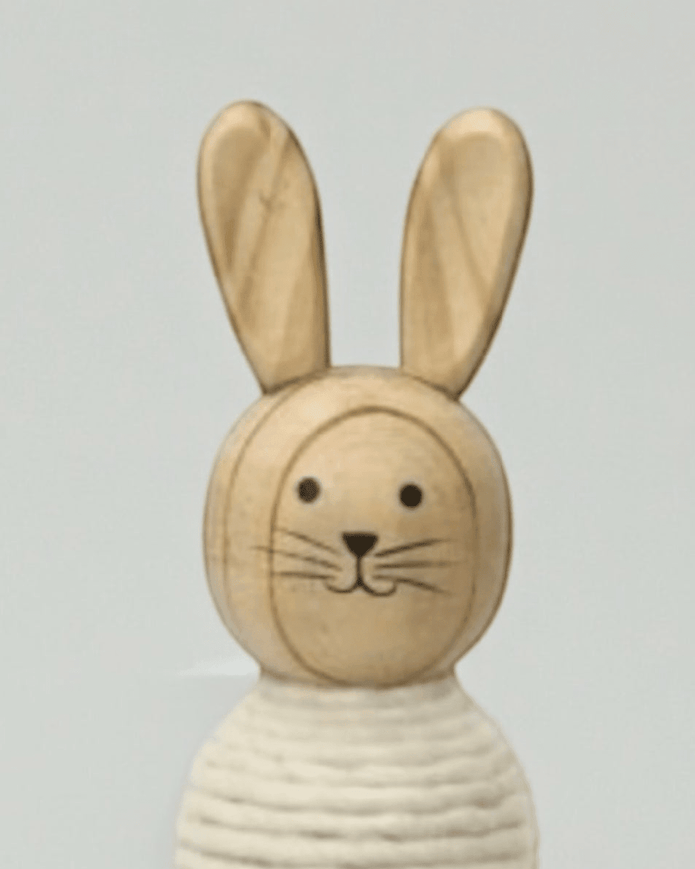 Wooden Rope Bunny Rabbit