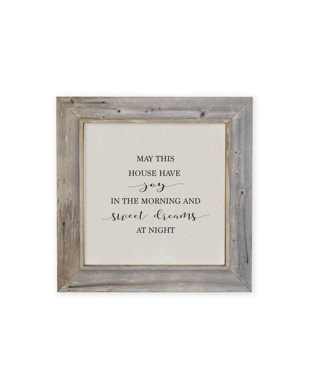 Wooden Rustic Extra Large Framed Sign - May this House Have Sweet Dreams - PRE ORDER SIX WEEK DELIVERY - Posters, Prints, & Visual ArtworkPosters, Prints, & Visual Artwork - Lulu Loves Home