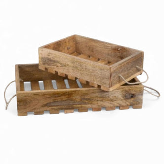 Wooden Slatted Crate
