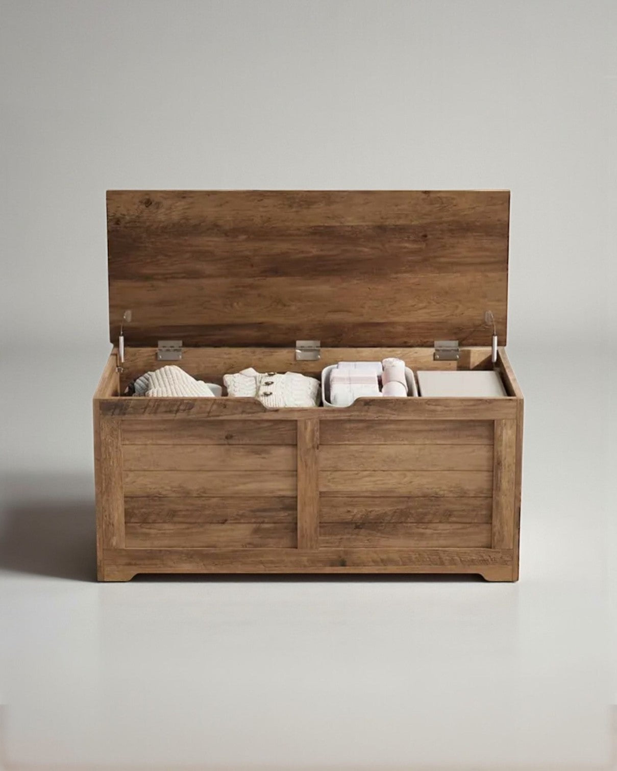 Wooden Storage Trunk