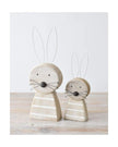 Wooden Stripped Rabbit