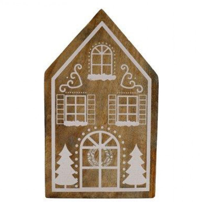 Tall Wooden Dutch Style Christmas House