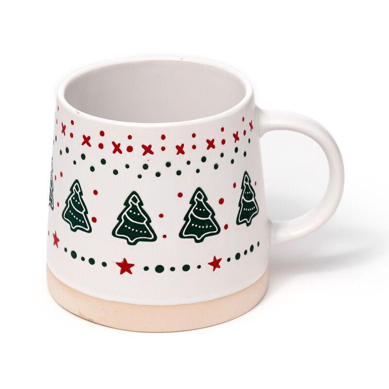 Christmas Tree Stoneware Mug