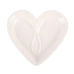 White Angel Wing Heart Trinket Dish