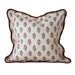 Chloe Burgundy Print Cushion Cover