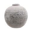 Aegean Tiber Matt Neutral Stone Vase by Hill Interiors, showcasing a smooth, matte finish in neutral stone color.