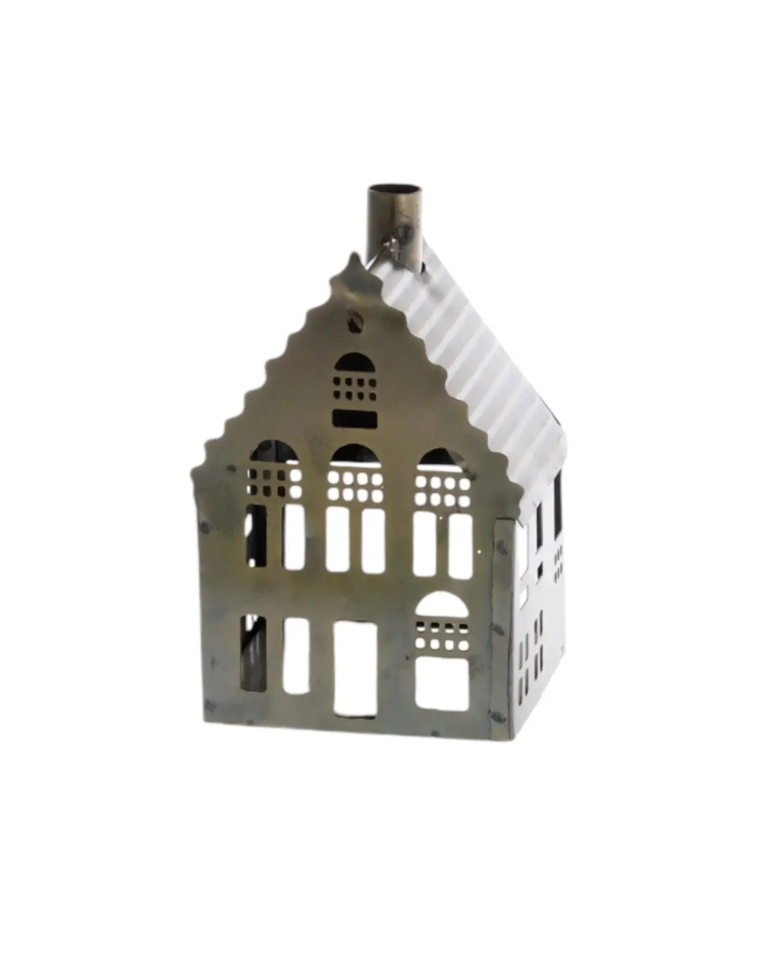 Antique Brass Candle House - Seasonal Decor - ChristmasSeasonal Decor - Christmas - Lulu Loves Home