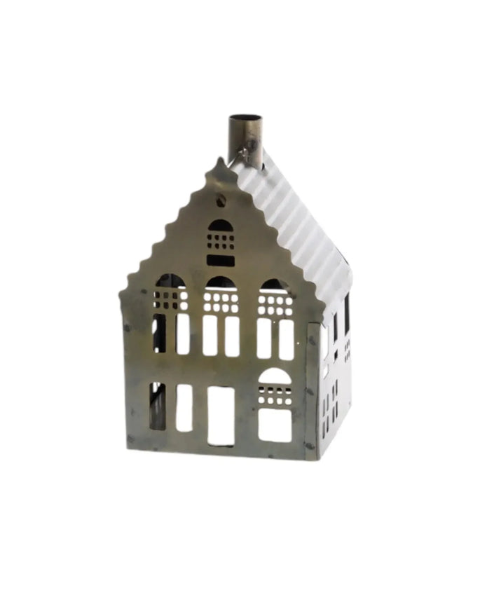 Antique Brass Candle House - Seasonal Decor - ChristmasSeasonal Decor - Christmas - Lulu Loves Home