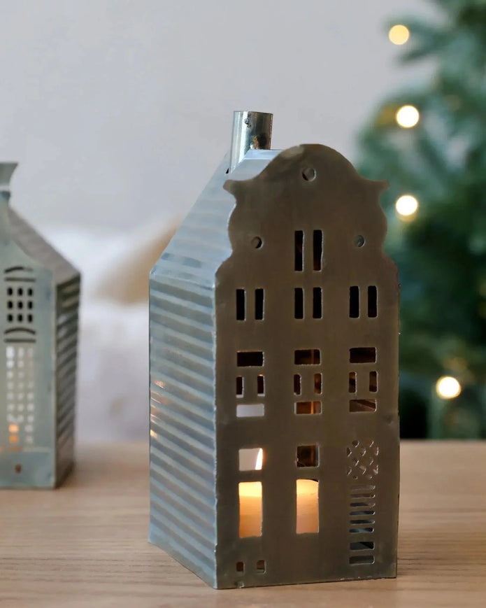 Antique Brass Candle House - Seasonal Decor - ChristmasSeasonal Decor - Christmas - Lulu Loves Home