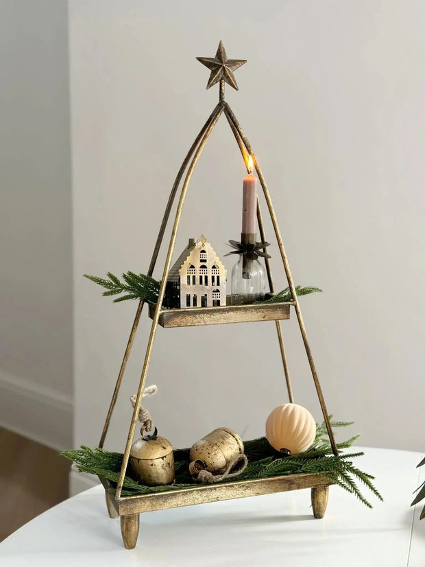 Antique Brass Candle House - Seasonal Decor - ChristmasSeasonal Decor - Christmas - Lulu Loves Home