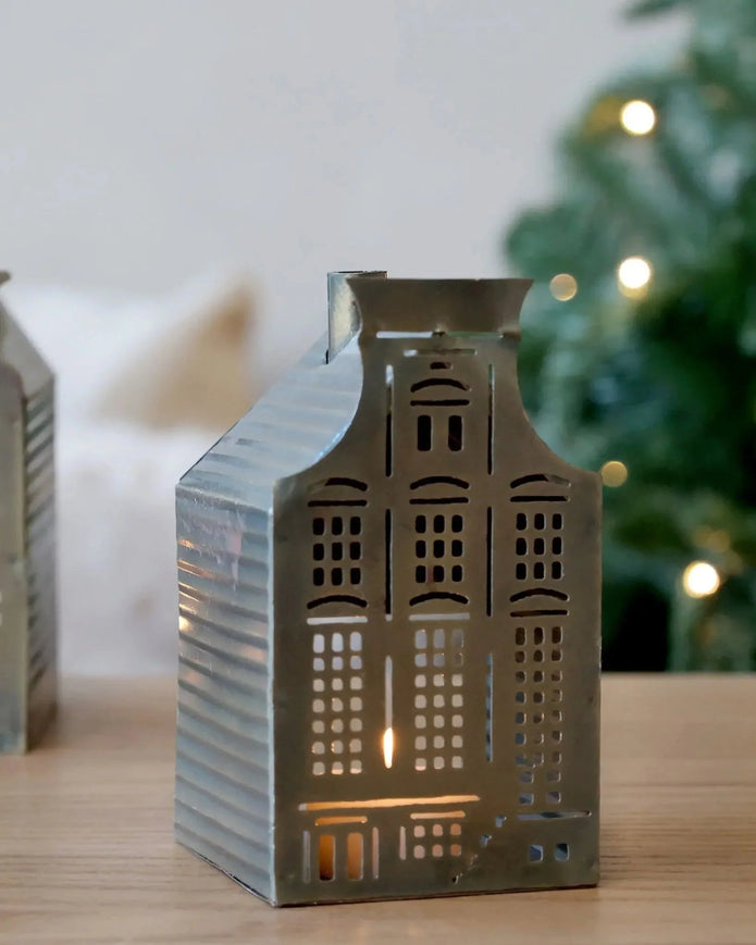 Antique Brass Candle House - Seasonal Decor - ChristmasSeasonal Decor - Christmas - Lulu Loves Home