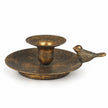 Antique bronze bird chamber stick candle holder by Originals International Ltd