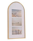 Arched Top Gold And White Photo Frame - Photo FramesPhoto Frames - Lulu Loves Home
