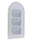 Arched Top Silver And White Photo Frame - Photo FramesPhoto Frames - Lulu Loves Home