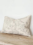 Aria Greige Bird Print Luxury Cotton Cushion Cover - Soft FurnishingsSoft Furnishings - Lulu Loves Home