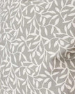 Aria Greige Leaf Print Luxury Cotton Cushion Cover - Soft FurnishingsSoft Furnishings - Lulu Loves Home