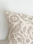 Aria Neutral Beige Country Floral Print Cotton Cushion Cover - Soft FurnishingsSoft Furnishings - Lulu Loves Home