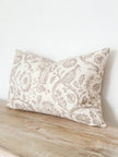 Aria Neutral Beige Country Floral Print Cotton Cushion Cover - Soft FurnishingsSoft Furnishings - Lulu Loves Home