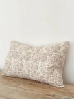 Aria Neutral Beige Floral Print Cushion Cover - Soft FurnishingsSoft Furnishings - Lulu Loves Home