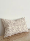 Aria Neutral Beige Floral Print Cushion Cover - Soft FurnishingsSoft Furnishings - Lulu Loves Home