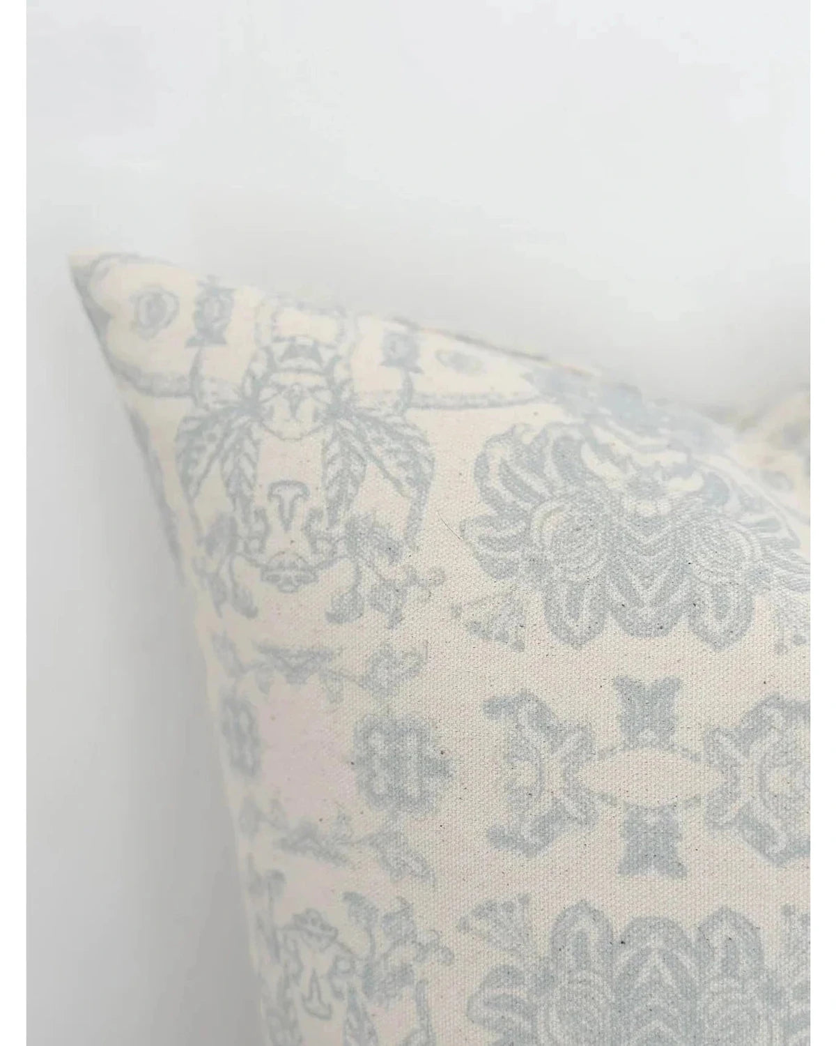 Aria Ocean Blue Print Luxury Cotton Cushion Cover - Soft FurnishingsSoft Furnishings - Lulu Loves Home