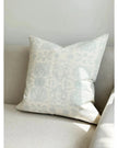 Aria Ocean Blue Print Luxury Cotton Cushion Cover - Soft FurnishingsSoft Furnishings - Lulu Loves Home