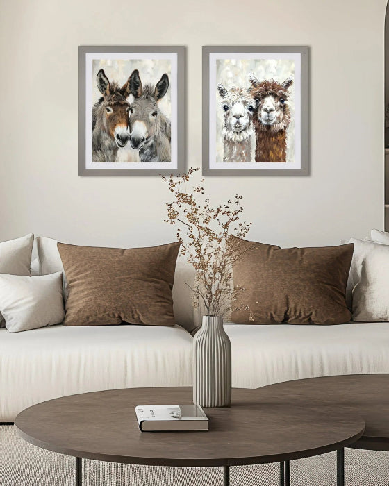 Art Marketing - Canvas Framed Print, Abe and Lincoln - PRE ORDER FOUR WEEK DELIVERY - Posters, Prints, & Visual ArtworkPosters, Prints, & Visual Artwork - Lulu Loves Home