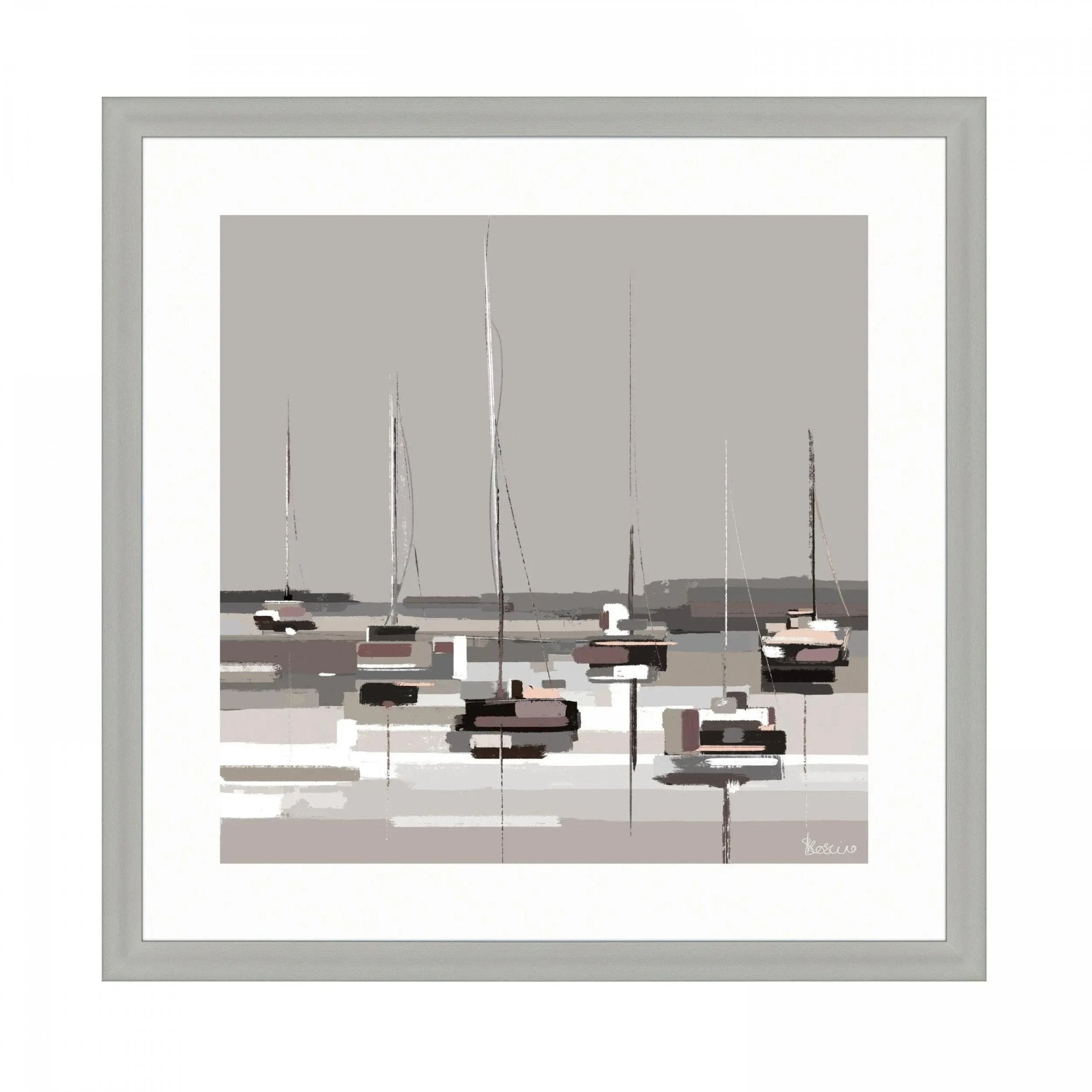 Art Marketing - Canvas Framed Print, Anchored Bay - PRE ORDER FOUR WEEK DELIVERY - Posters, Prints, & Visual ArtworkPosters, Prints, & Visual Artwork - Lulu Loves Home