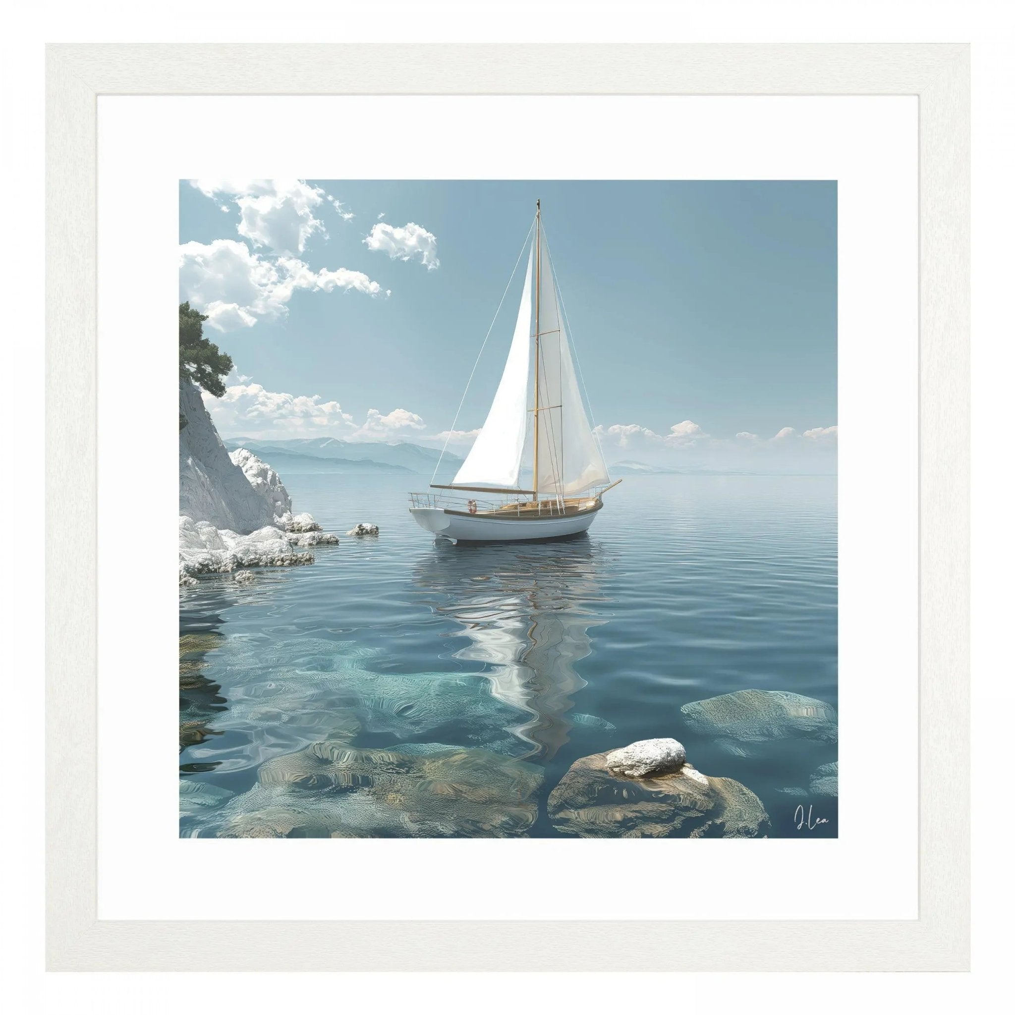 Art Marketing - Canvas Framed Print, Azure Reflections - PRE ORDER FOUR WEEK DELIVERY - Posters, Prints, & Visual ArtworkPosters, Prints, & Visual Artwork - Lulu Loves Home