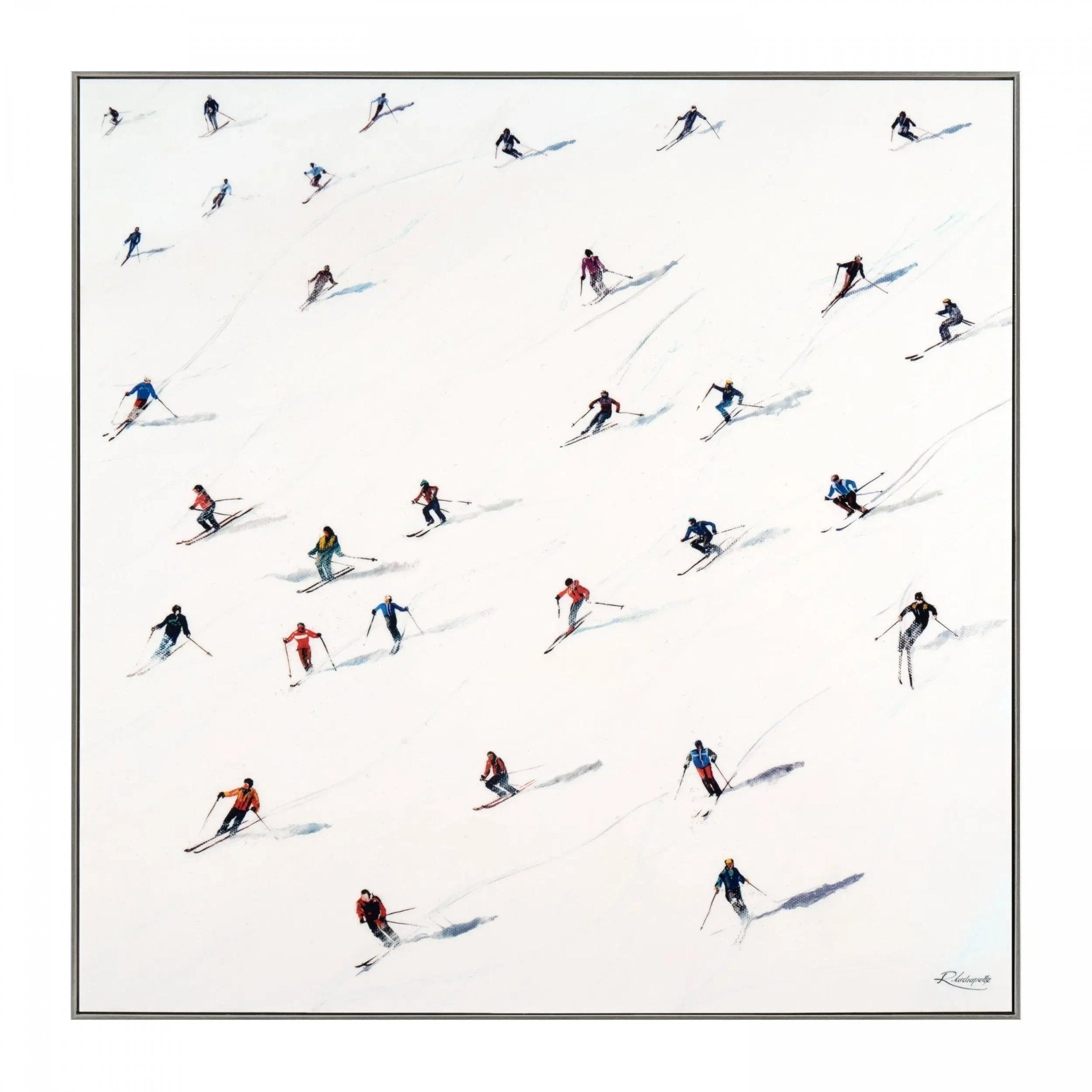 Art Marketing - Canvas Framed Print, Downhill - PRE ORDER FOUR WEEK DELIVERY - Posters, Prints, & Visual ArtworkPosters, Prints, & Visual Artwork - Lulu Loves Home