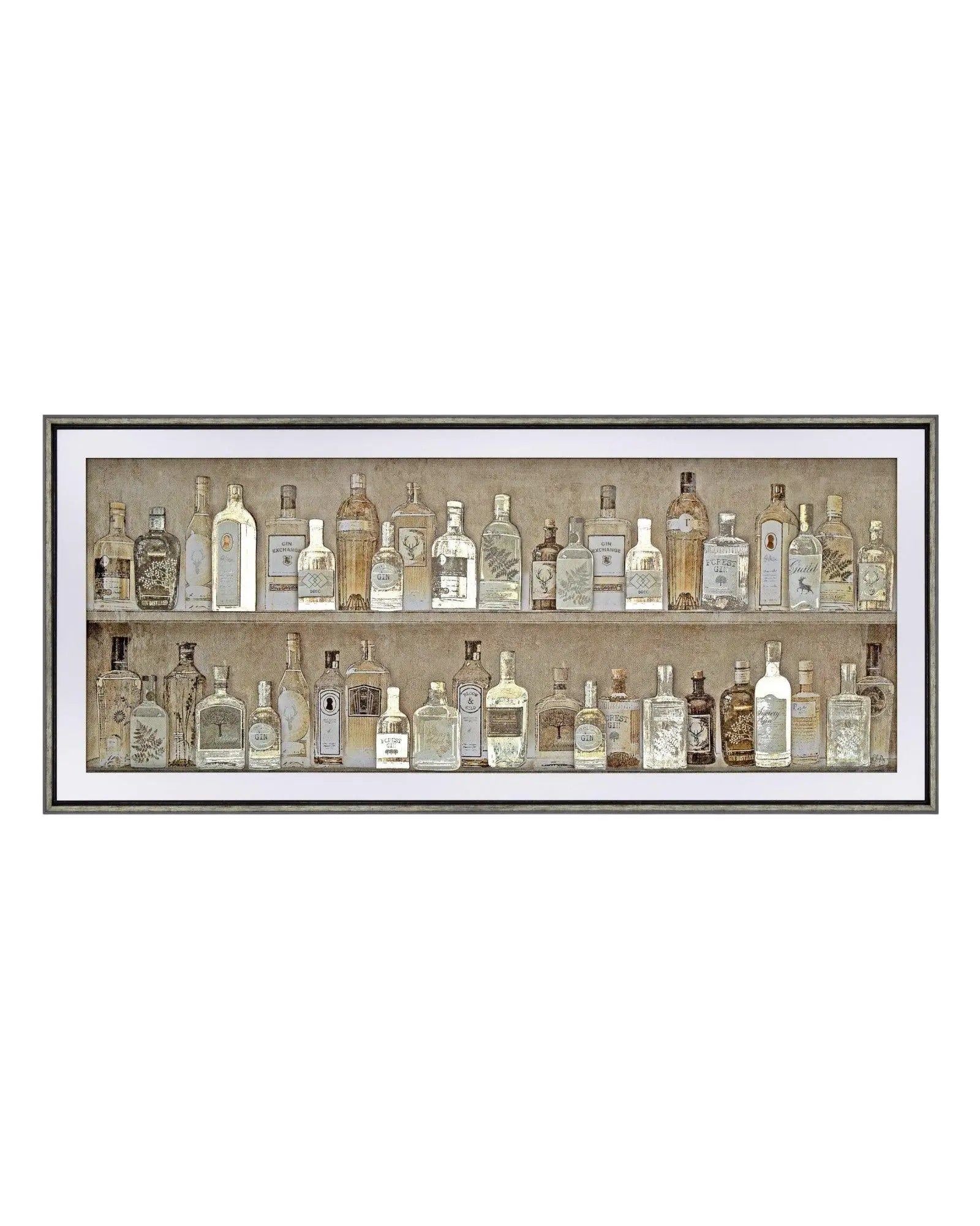 Art Marketing - Canvas Framed Print, Gin Collection - PRE ORDER FOUR WEEK DELIVERY - Posters, Prints, & Visual ArtworkPosters, Prints, & Visual Artwork - Lulu Loves Home