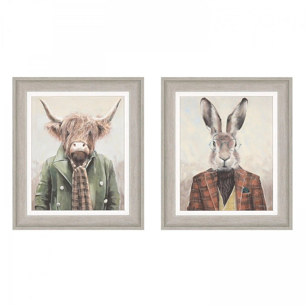 Art Marketing - Canvas Framed Print, Hartley and Angus Set of 2 - PRE ORDER FOUR WEEK DELIVERY - Posters, Prints, & Visual ArtworkPosters, Prints, & Visual Artwork - Lulu Loves Home