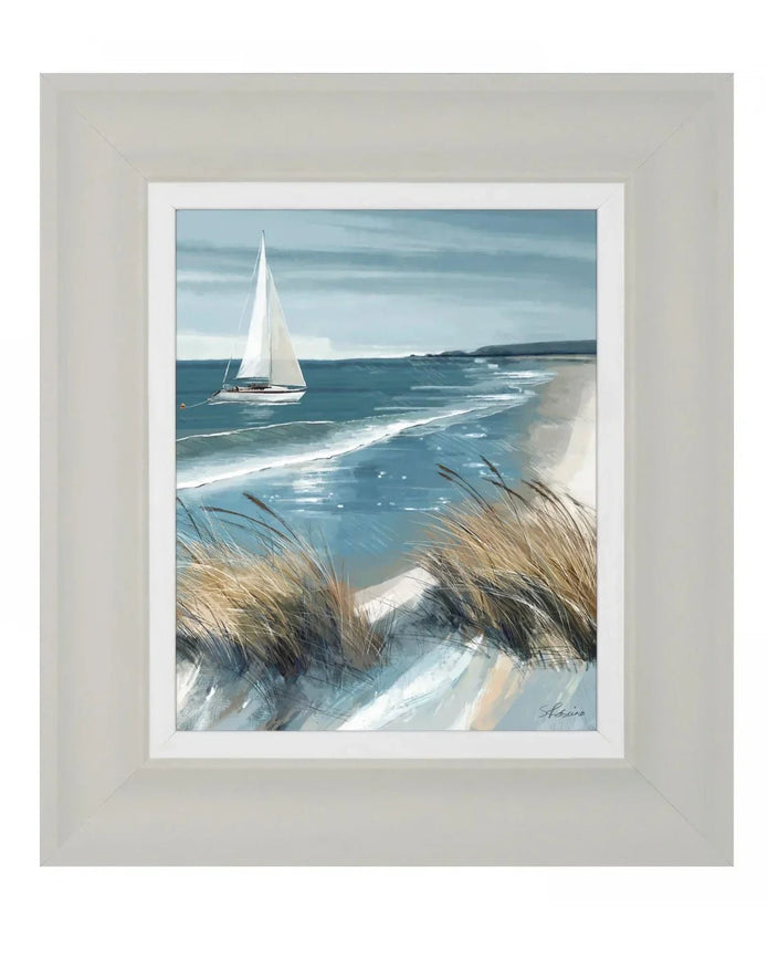 Art Marketing - Canvas Framed Print, White Sails and Making Waves - Set of 2 - PRE ORDER FOUR WEEK DELIVERY - Posters, Prints, & Visual ArtworkPosters, Prints, & Visual Artwork - Lulu Loves Home