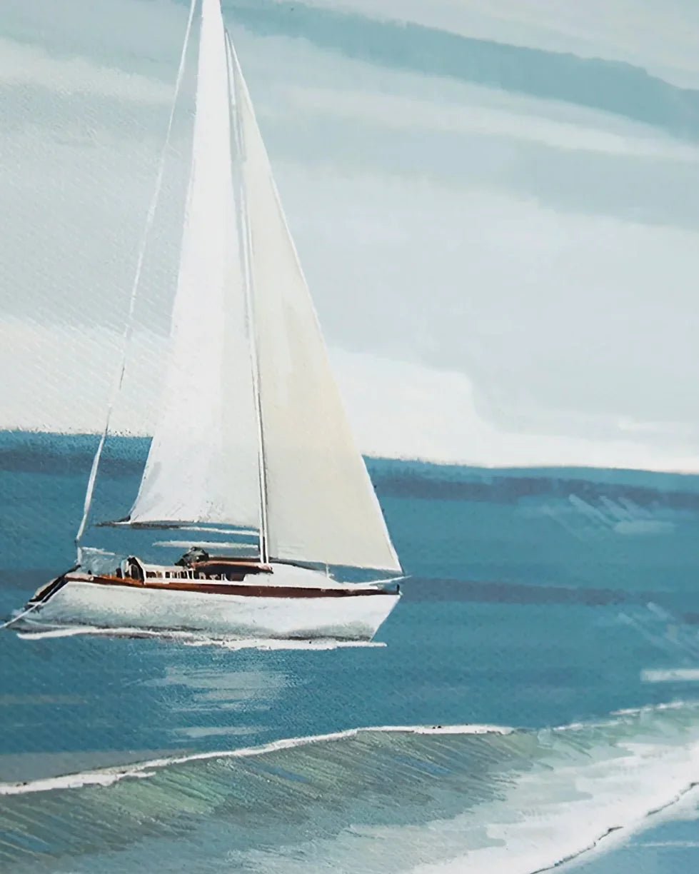 Art Marketing - Canvas Framed Print, White Sails and Making Waves - Set of 2 - PRE ORDER FOUR WEEK DELIVERY - Posters, Prints, & Visual ArtworkPosters, Prints, & Visual Artwork - Lulu Loves Home