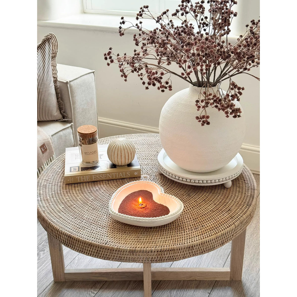 Artificial brown neutral Gypsophila stem from Starlight Express, showcasing delicate, realistic artificial plant with brown and neutral tones.