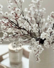 Artificial Cream And Brown Gypsophelia Stem - Standard - Faux Plants & FlowersFaux Plants & Flowers - Lulu Loves Home