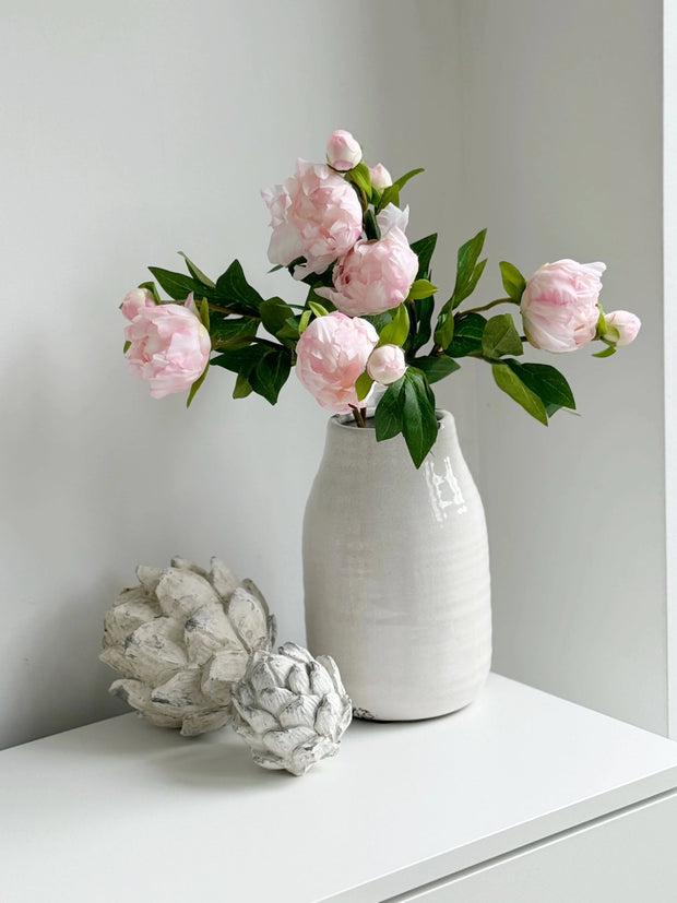 Artificial Luxury Pale Pink Double Peony Flower Stems - Faux Plants & FlowersFaux Plants & Flowers - Lulu Loves Home