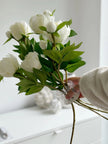 Artificial Luxury White Double Peony Flower Stems - Faux Plants & FlowersFaux Plants & Flowers - Lulu Loves Home