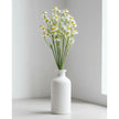 Artificial mini daisy flower bunch by Gisela Graham, realistic yellow and white daisy bunch for home decor or craft projects.