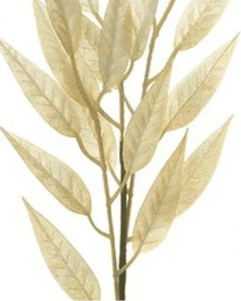 Artificial Tall Cream Leaf Stem - Seasonal Decor - AutumnSeasonal Decor - Autumn - Lulu Loves Home
