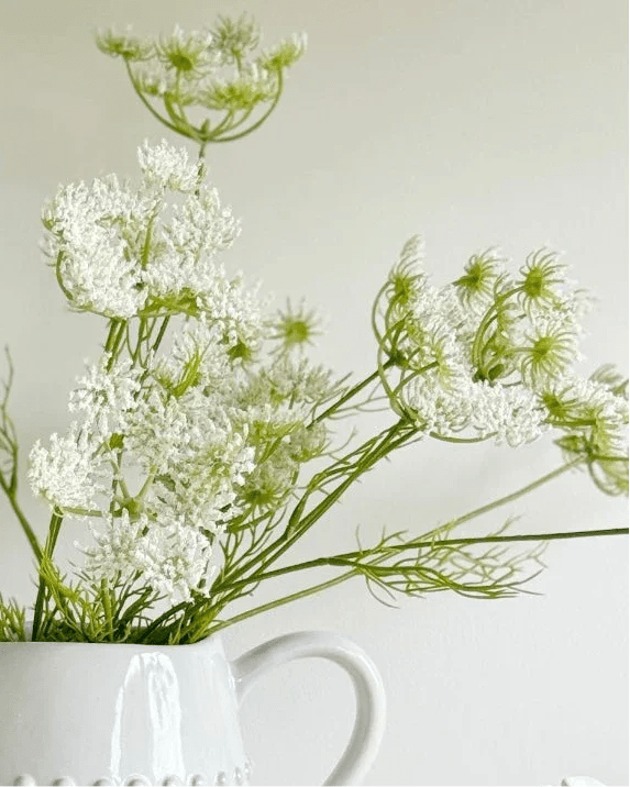 Artificial White Cow Parsley Stem - Faux Plants & FlowersFaux Plants & Flowers - Lulu Loves Home