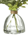 Artificial White Flower Arrangement In Glass Vase - Faux Plants & FlowersFaux Plants & Flowers - Lulu Loves Home
