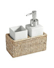 Artisan Weave - Rattan 3 Piece Bathroom Set - Home DecorHome Decor - Lulu Loves Home