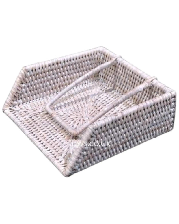 Artisan Weave - Rattan Napkin Holder With Weight - Kitchen & DiningKitchen & Dining - Lulu Loves Home