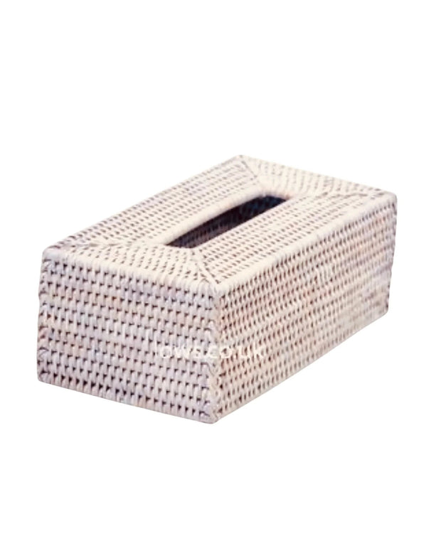 Artisan Weave - Rattan Oblong Tissue Box - Home DecorHome Decor - Lulu Loves Home