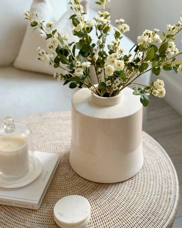 Artisan Weave - Rattan Round Coffee Table - Home DecorHome Decor - Lulu Loves Home