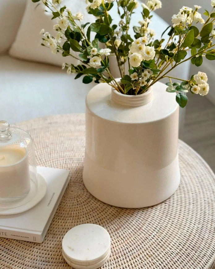 Artisan Weave - Rattan Round Coffee Table - Home DecorHome Decor - Lulu Loves Home