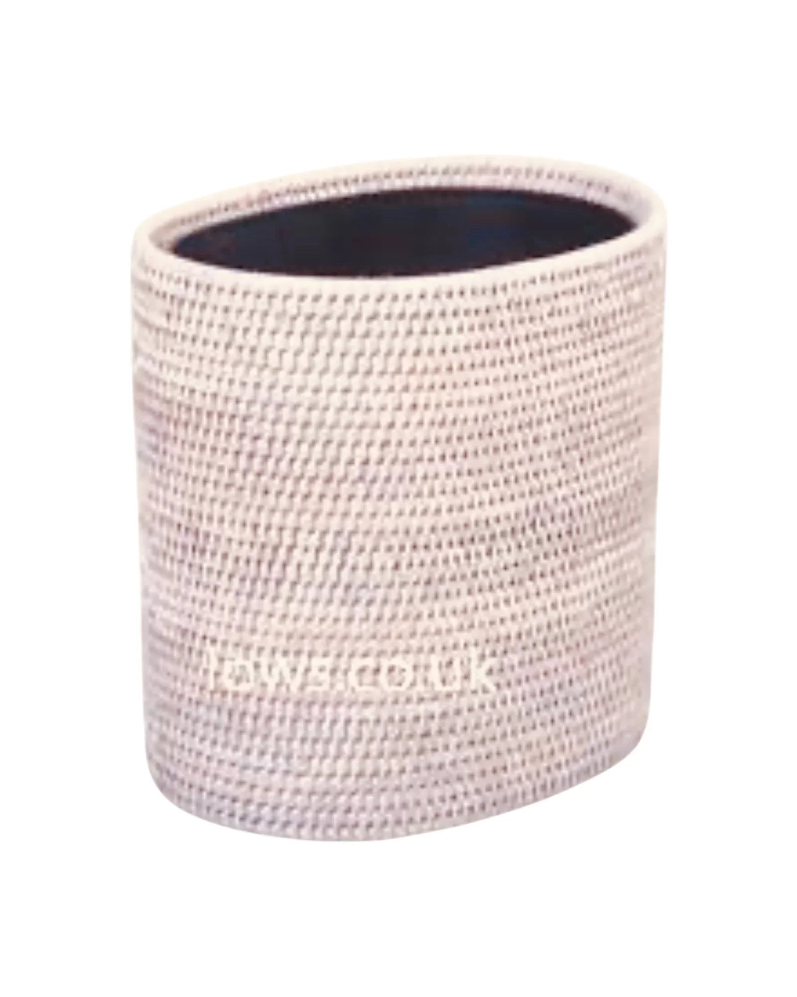Artisan Weave - Rattan Round Lined Bin - Home DecorHome Decor - Lulu Loves Home
