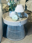 Artisan Weave - Rattan Round Side Table - Home DecorHome Decor - Lulu Loves Home